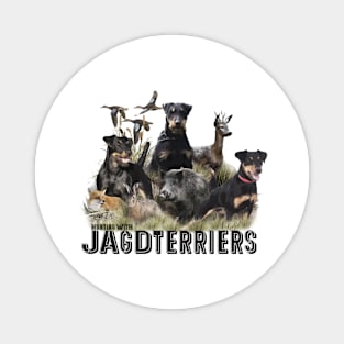 Hunting with Jagdterriers , Art Magnet